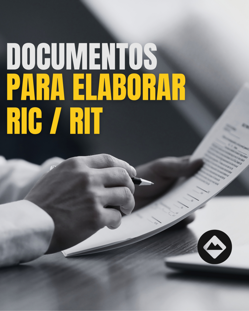 Documentos necessários para elaborar um Relatório de Impacto de Circulação (RIC ou RIT)